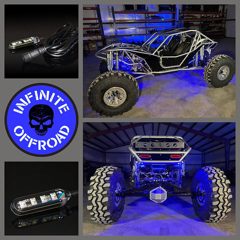 Infinite Offroad (BKOR Tube Chassis) - RGB+W Standard Rock Light Kit