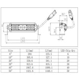 Infinite Offroad High Output Single Row Light Bar