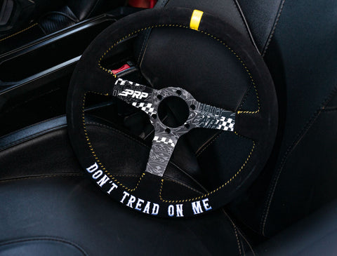 PRP DON’T TREAD ON ME DEEP DISH SUEDE STEERING WHEEL