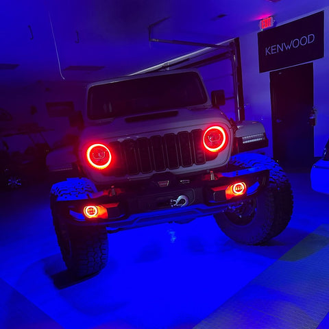 Infinite Offroad Fog Light: Jeep JL/JT (Halo / No Halo / RGB+W)