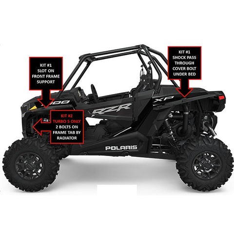 Infinite Offroad X3 & RZR Specific Rock Light Bracket/Mount Kit