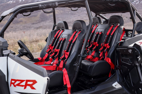 UTVMA 2024 RZR 1000 Front/Rear Bench Seat W Harnesses 2 and 4 seater